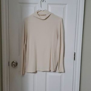 Cream turtleneck